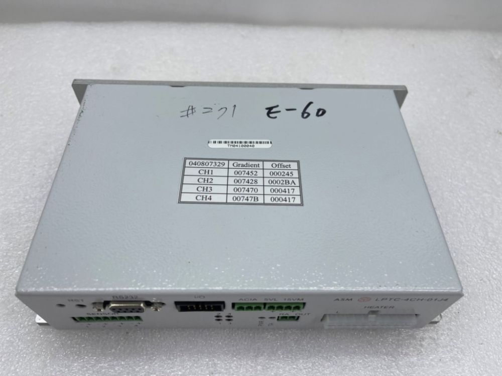 Asm Temperature Controller Lptc 4ch 01j4 @